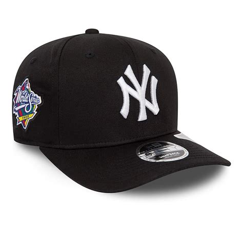 9fifty stretch snap cap|New York Yankees Black 9FIFTY Stretch Snap Cap.